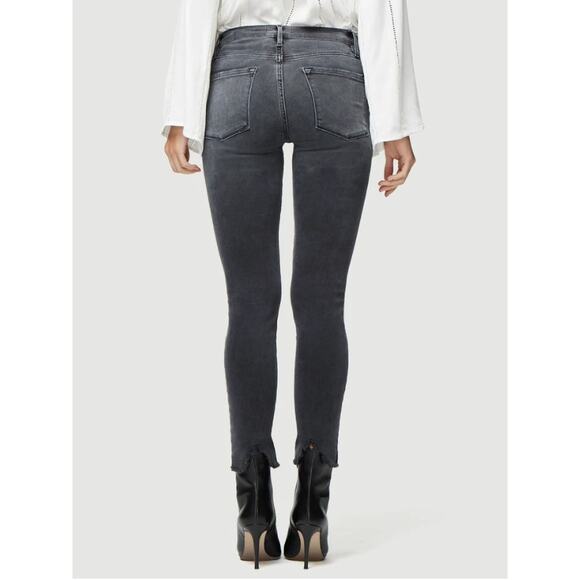 NWT Frame Le Skinny De Jeanne Crop Double Triangle Raw Hem in Tull // 24 - Picture 3 of 14